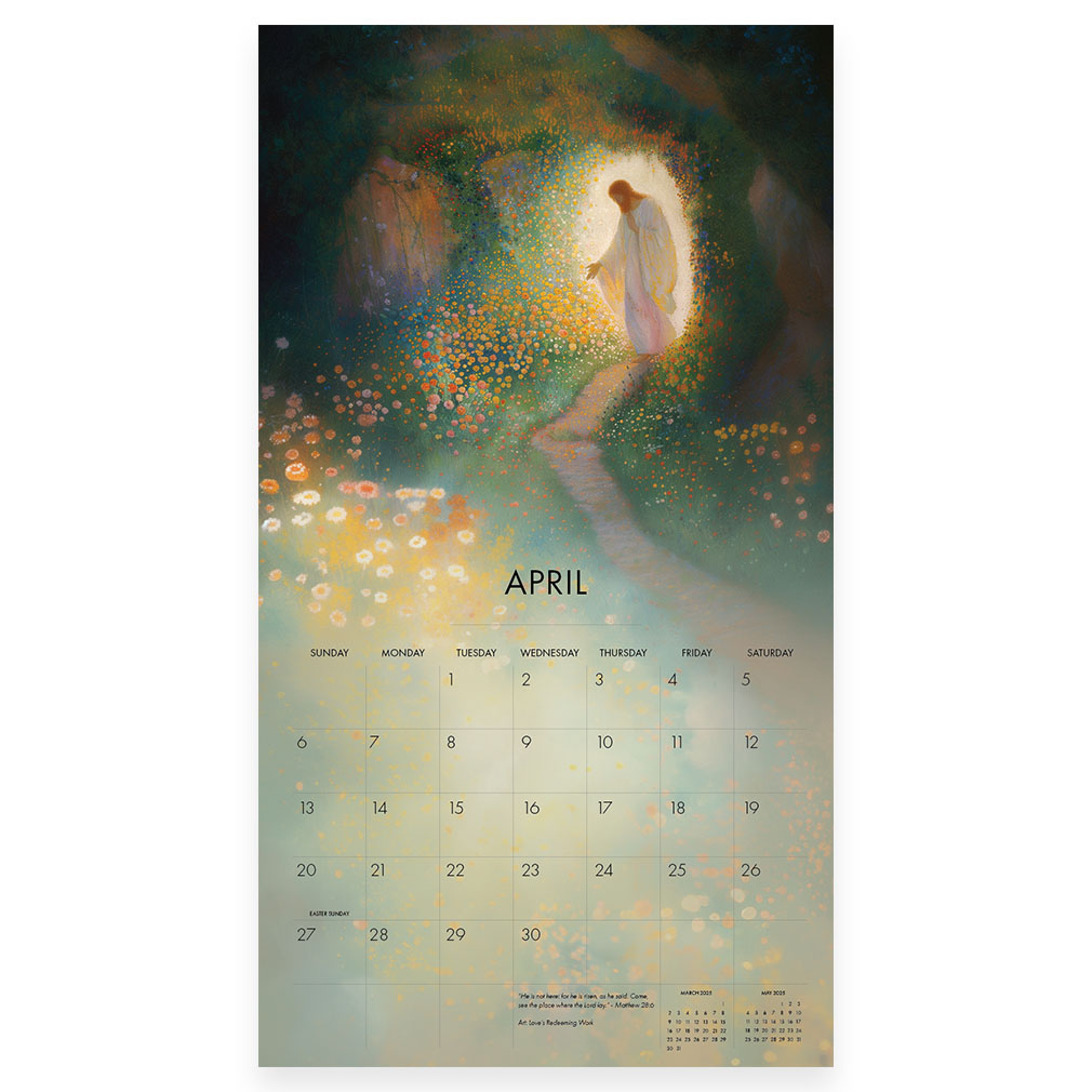 How Great Thou Art 2025 Calendar | LDS Wall Calendar